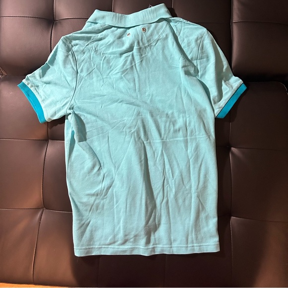 Vilebrequin Mens Light Blue Golf Polo Shirt Size M Casual Short Sleeve Cotton - Picture 2 of 4